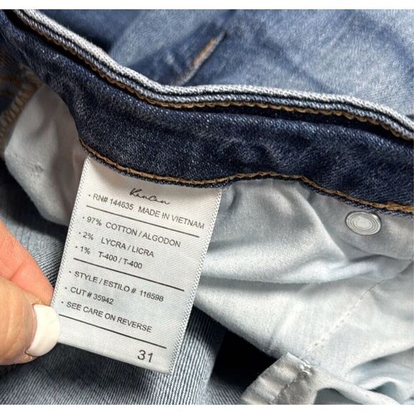 KanCan Women’s High Rise Button Fly Skinny Ankle Blue Jean Size 31 - Picture 5 of 6